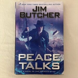 Jim Butcher “Peace Talks”Hardcover Book #17 in the Dresden Files Series